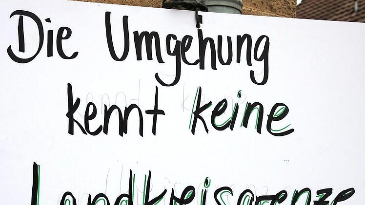 Ein Wink mit dem Zaunpfahl in Richtung Mainleus.