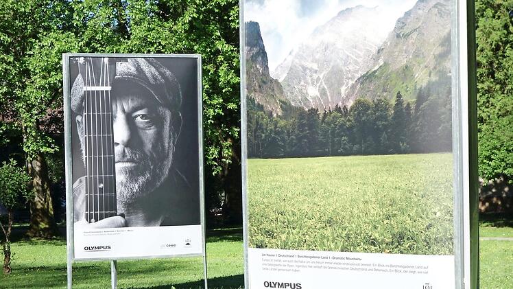 Outdoor-Installationen im Fuggerpark: "Europe&Me" - Olympus Visionaries