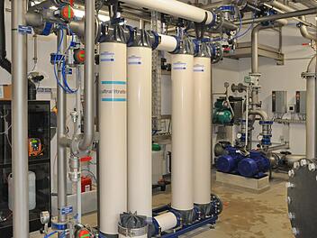 Die Technikausstattung der Trinkwasserversorgung Hetzles ist umfangreich. Foto: Karl Heinz Wirth
