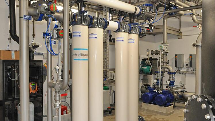 Die Technikausstattung der Trinkwasserversorgung Hetzles ist umfangreich. Foto: Karl Heinz Wirth