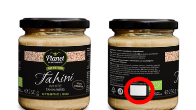 Rückruf von Bio Tahin, weiß