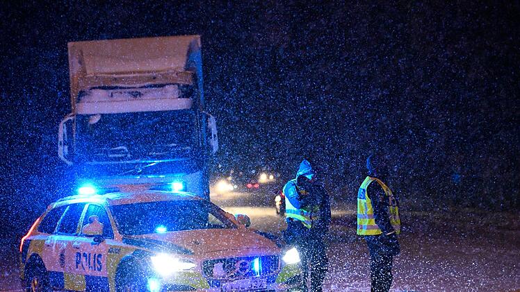 Busunfall in Schweden