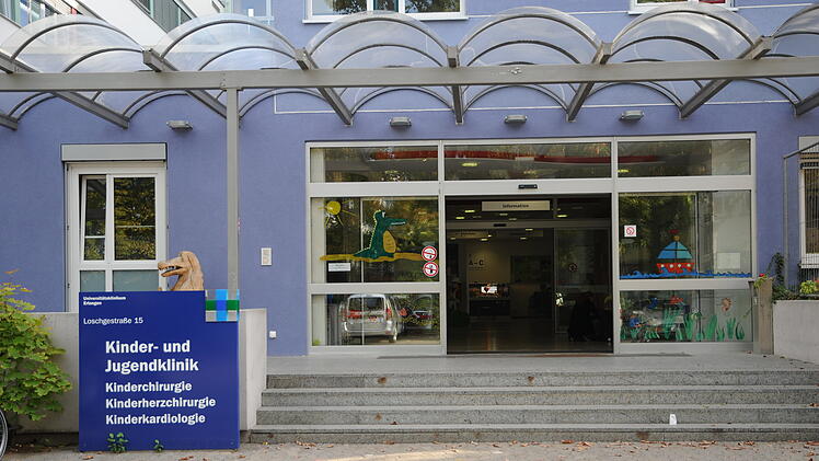Die Kinderklinik Erlangen ist ein Teil der Uni-Klinik.
