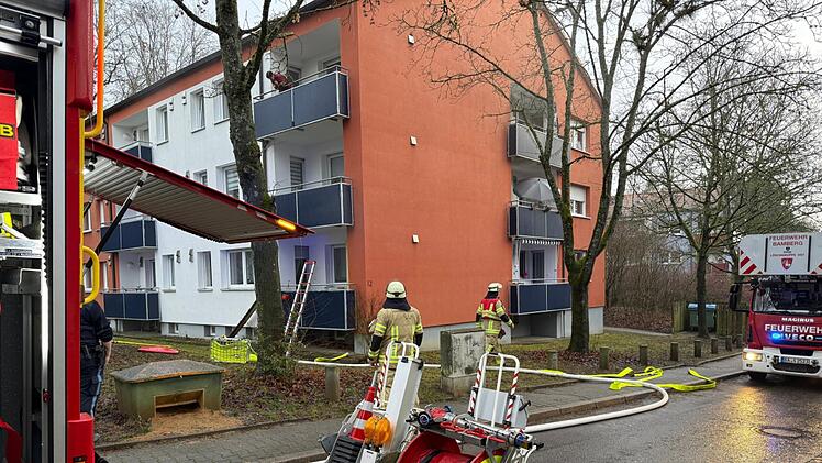 Feuerwehr Bamberg mit vier Brandeins&auml;tzen an einem Tag