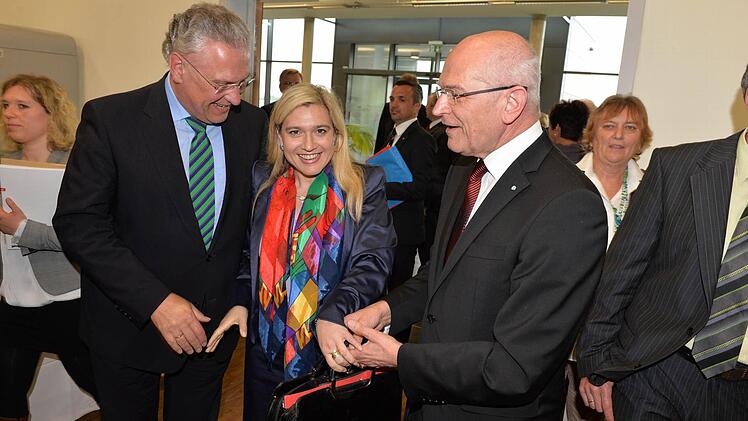 Günther Denzler bei der Verabschiedung in Schlüsselfeld Foto: Ronald Rinklef