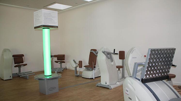 Fitnessraum der Klinik von Weckbecker in Bad Brückenau Foto: Ulrike Müller