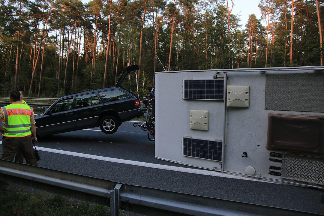 Unfall auf A73 bei Bamberg
