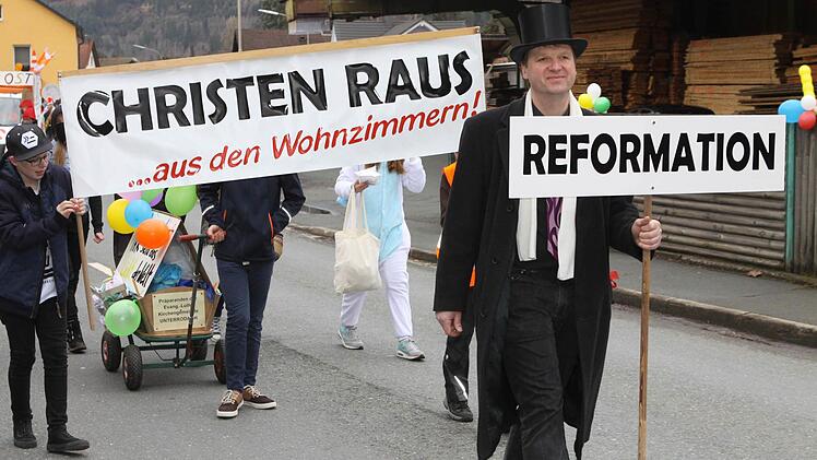 Pfarrer Andreas Kraut forderte die Reformation. Foto: Michael Wunder