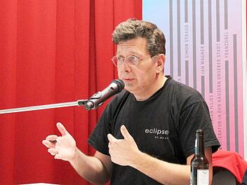 Franzobel bei "Coburg liest". Carolin Herrmann