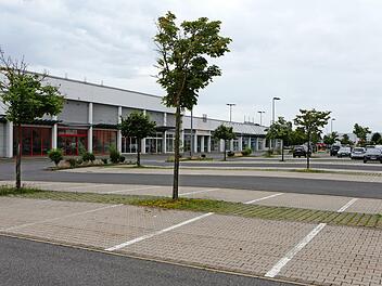 Der Obi-Parkplatz im Laubanger