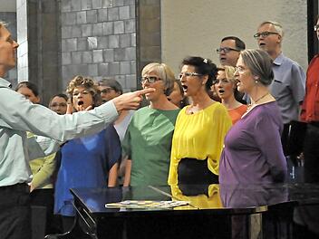Der Chor In Takt feiert sein zehnjähriges Jubiläum mit einem Konzert in Garitz.  Foto: Archiv/Peter Klopf