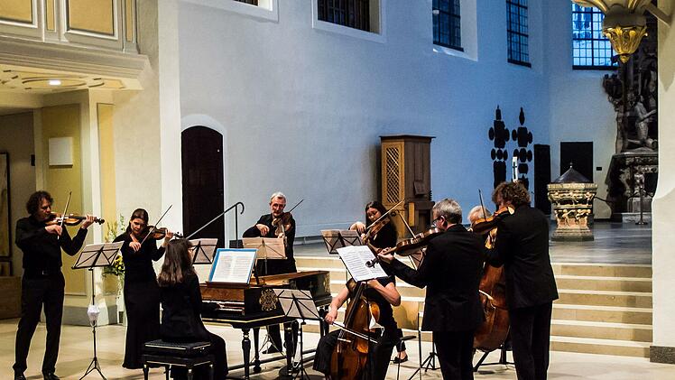 Das Main-Barockorchester Frankfurt gastierte mit Werken von Antonio Vivaldi in der Coburger Morizkirche.Foto: Jochen Berger
