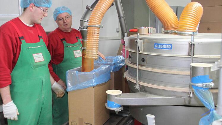 Bei der Firma Rowo wird mit modernster Technik das verarbeitete Gemüse verpackt. Fotos: Jürgen Gärtner