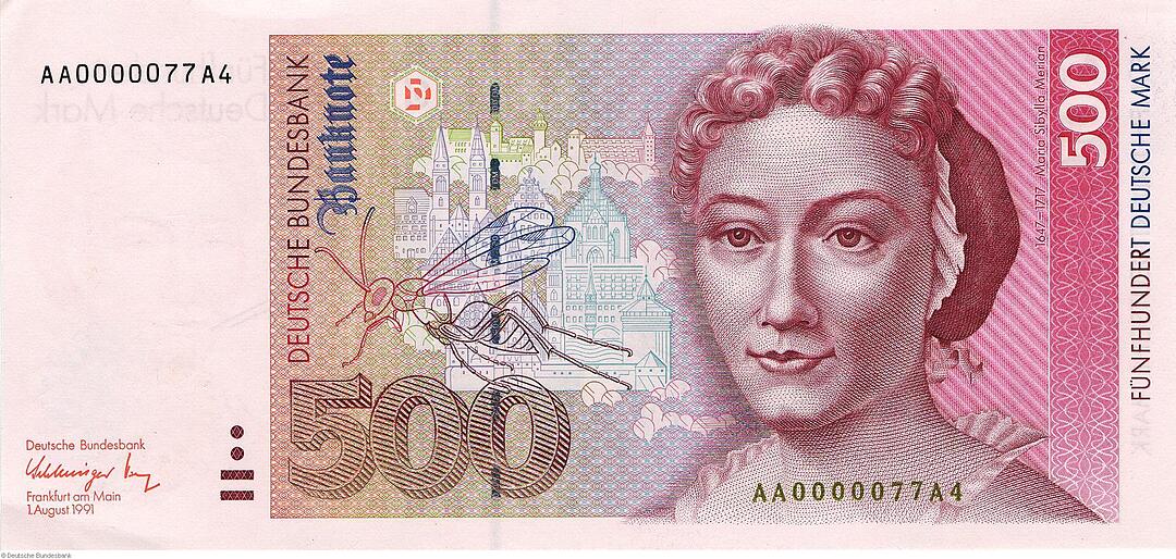 Deutsche Mark - Banknoten ab 1990