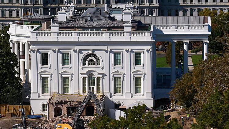 Abrissarbeiten am Weißen Haus