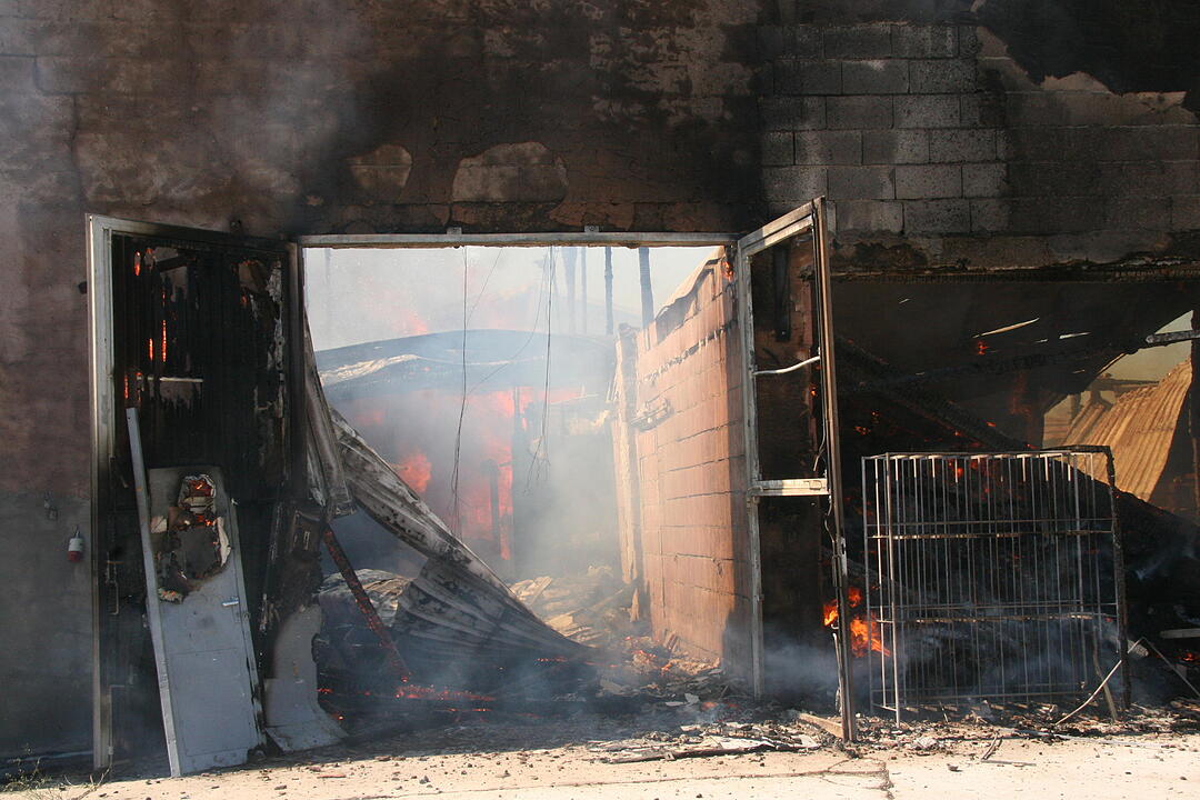 Feuer auf Aussiedlerhof