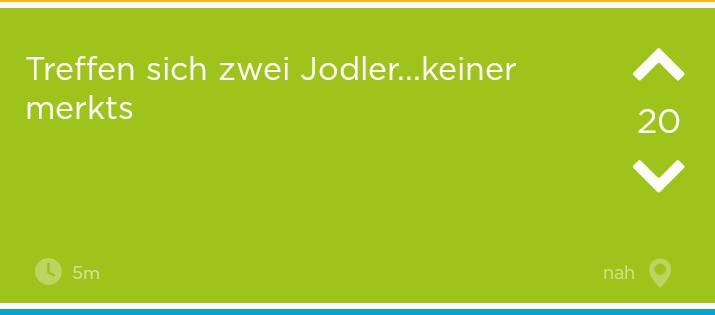 Die besten Jodel-Sprüche aus Nürnberg und Erlangen