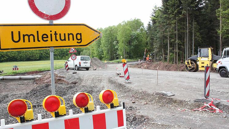Neu trassiert wird die Einmündung der Staatsstraße. Foto: Thomas Mäuser