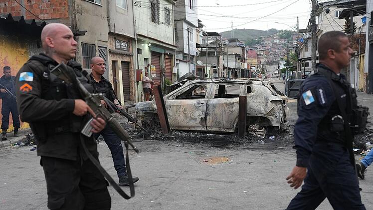 Polizeieinsatz in Favelas in Rio de Janeiro