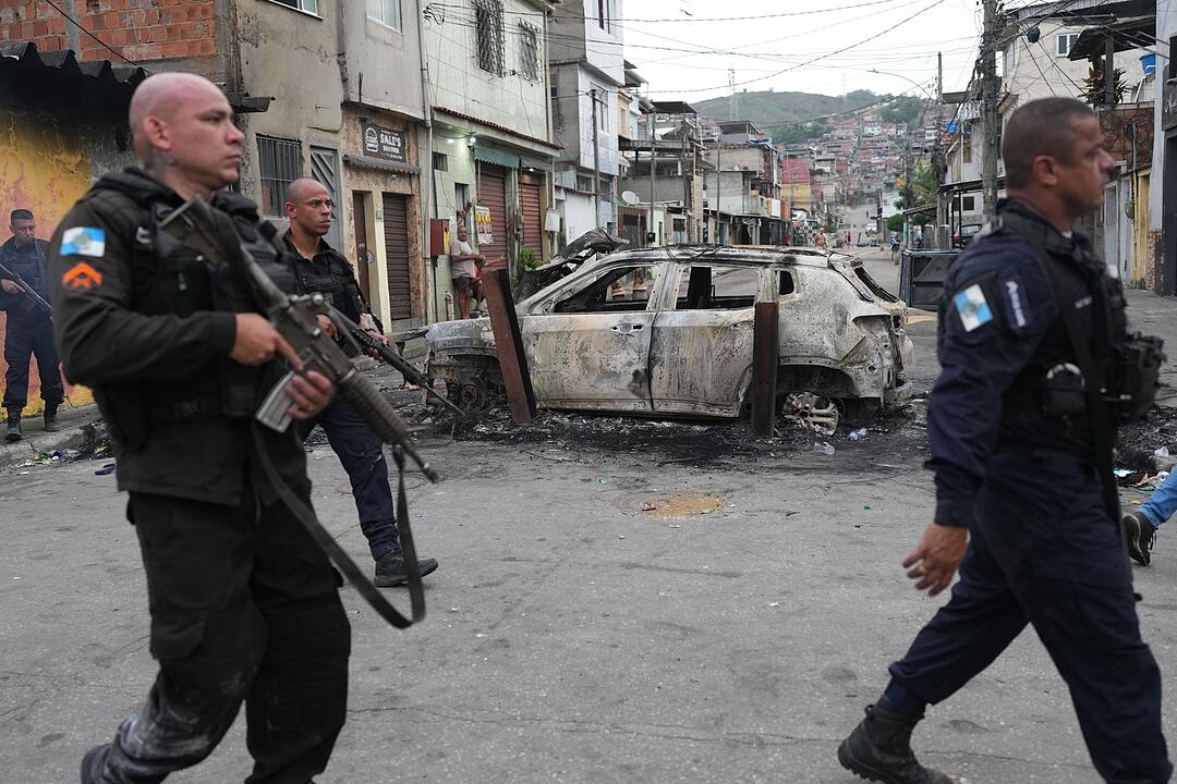 Polizeieinsatz in Favelas in Rio de Janeiro