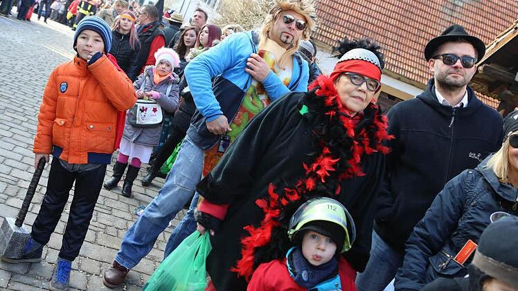 Närrisches Treiben in ReckendorfFoto: Barbara Herbst