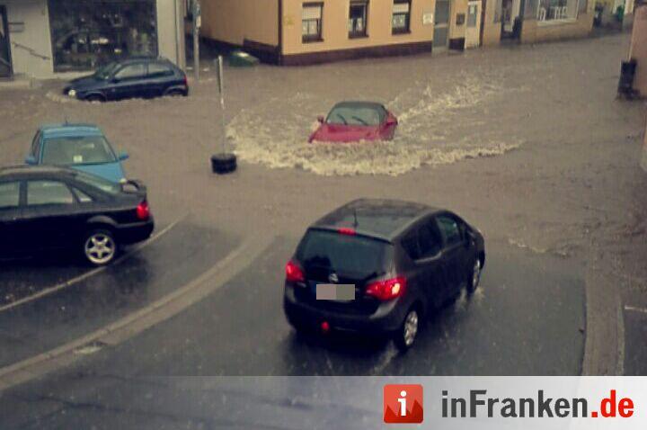 Hochwasser Landkreis Lichtenfels 26. Juli 2016