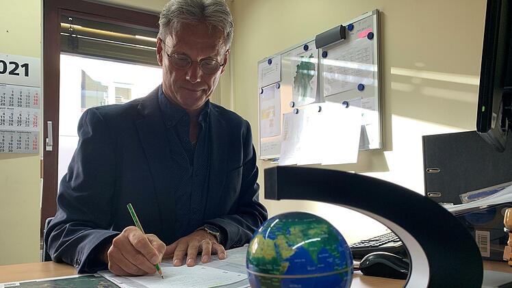 Friedbert Beck arbeitet am Landratsamt an neuen Konzepten zum Klimaschutz. Foto: Landkreis Bad Kissingen/Anja Vorndran