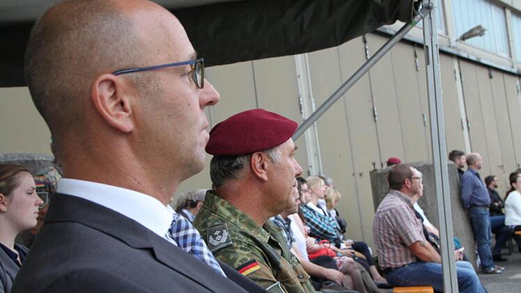 Impressionen vom Gelöbnis ziviler Mitarbeiter in der Rhön-Kaserne Wildflecken (23. Juli 2015) Foto: Ulrike Müller