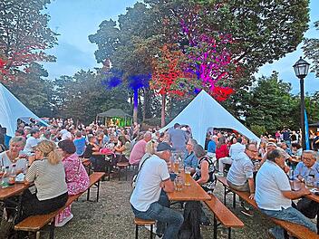 Gut besucht war das Schlossgartenfest. Johanna Blum