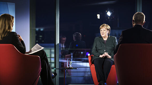 ARD-Sondersendung "Farbe bekennen" mit Bundeskanzlerin Merkel