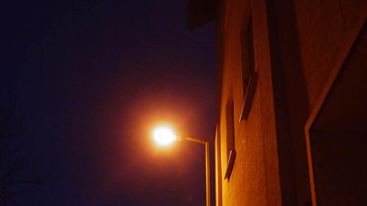 Natriumdampflampe in der Altstadt