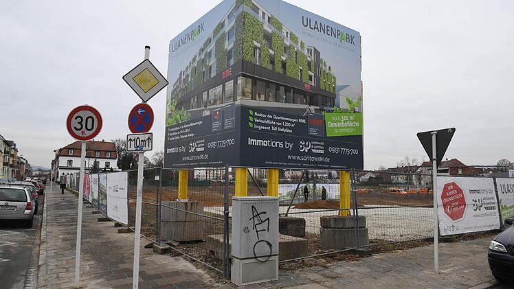 Spatenstich am "Ulanenpark". Foto: Ronald Rinklef