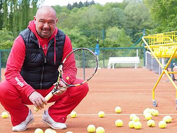 Anil Husaric ist der neue Tennis-Trainer beim TC Rot Weiß Bad Kissingen.Jürgen Schmitt