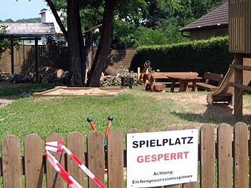 Der Kinderspielplatz im Ostaring bleibt vorerst noch geschlossen. Foto: Andreas Welz