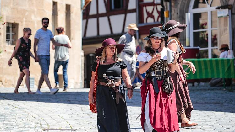 Impressionen vom Stadtspektakel in Kronach. Foto: Matthias Hoch