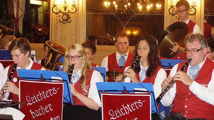 Die Leichtersbacher Musikanten spielten beim Böhmischen Abend in Oberleichtersbach. Foto: Wolfgang Saam