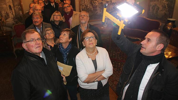 Eindrücke von der Sondersitzung des Bezirkstages in Aschach mit Besichtigung des Schlosses. Foto: Ralf Ruppert