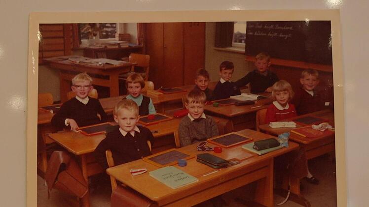 Einschulungsklasse in Wernarz 1967.Repro: Stephanie Elm