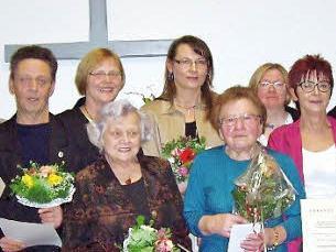 Die Jubilare der Kirchengemeinde St. Johannis Rödental. Foto: Lothar Weidner
