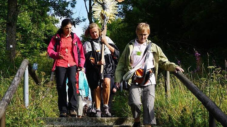 Impressionen von der Kreuzbergwallfahrt. Foto: Marion Eckert