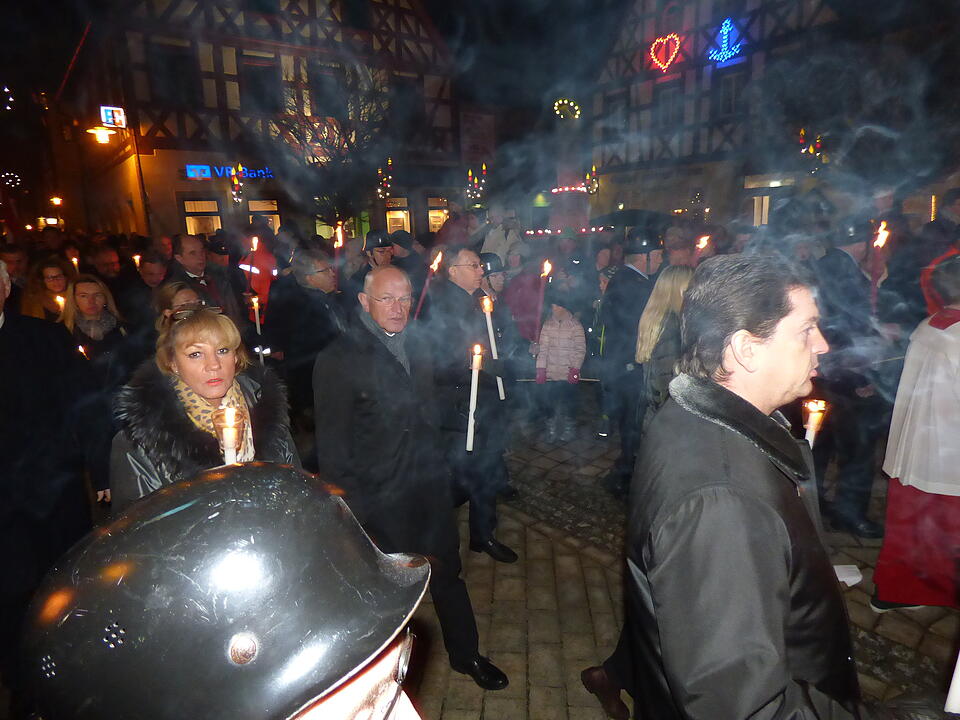 Lichterprozession in Pottenstein 2019