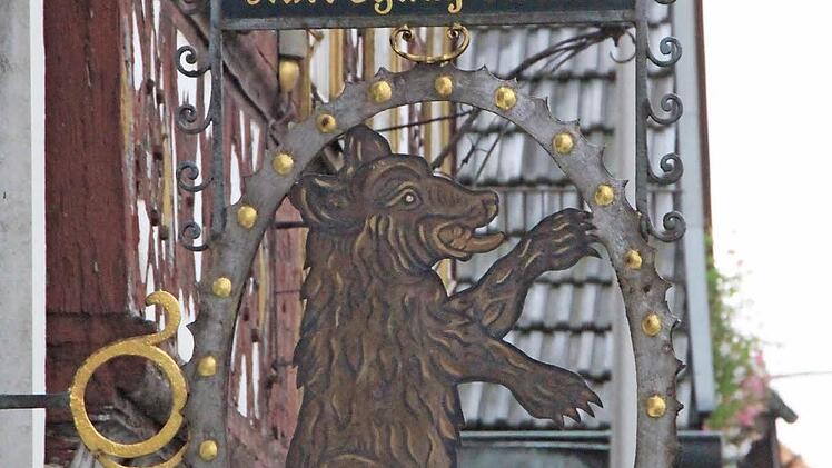 Der Wirtshaus-Ausleger zeugt noch von der Brautradition