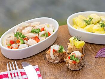 Fischsalat Foto: Frank Wunderlich