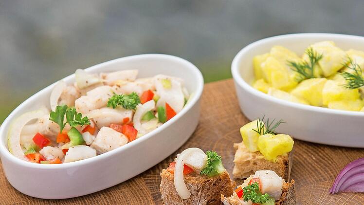 Fischsalat Foto: Frank Wunderlich