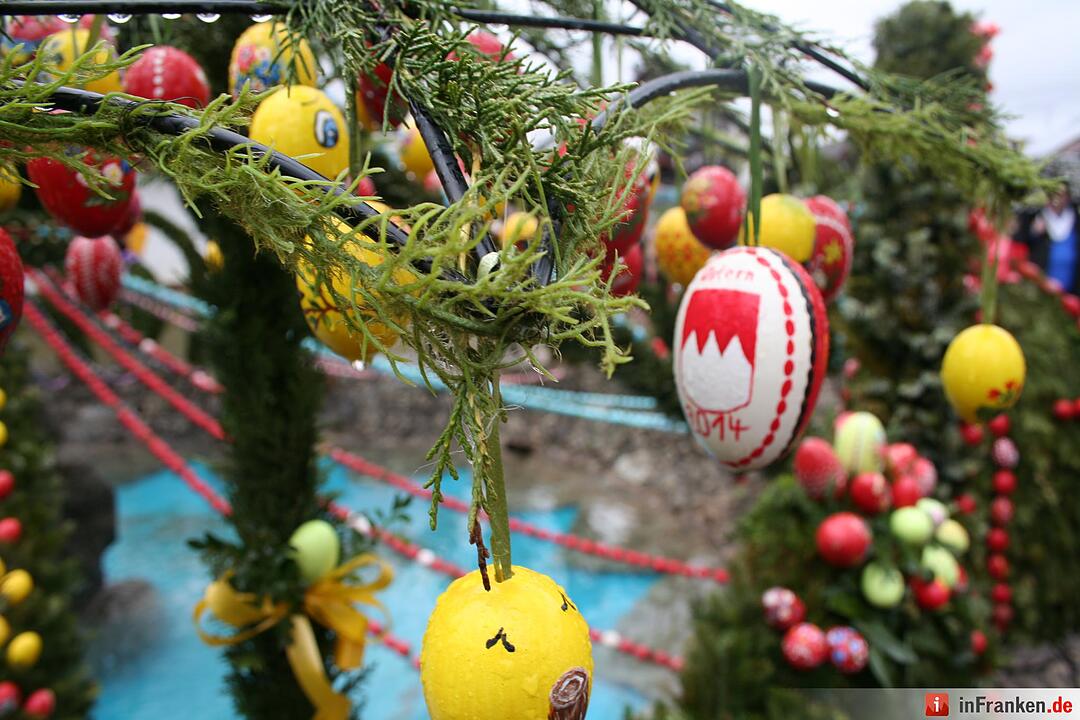 Osterbrunnen in der Fränkischen Schweiz