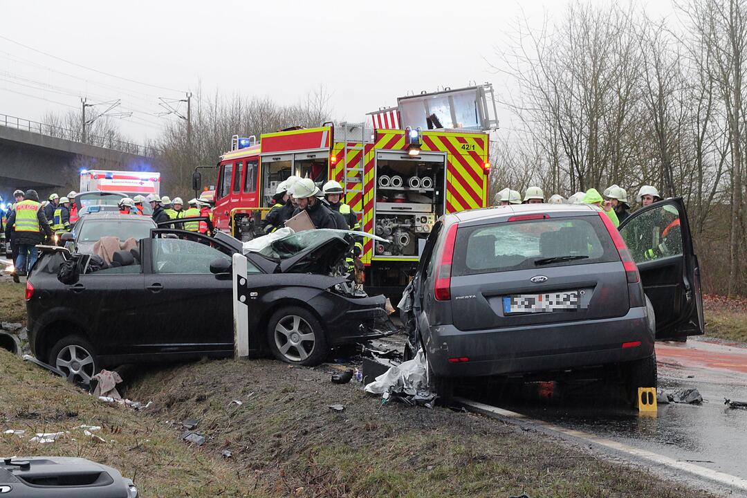 Schwerer Verkehrsunfall in Karlstadt