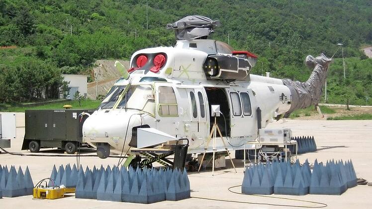 Dieser Kampfhubschrauber wurde vor Ort in Südkorea getestet.