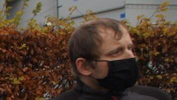 Michael Gabler aus Giech spricht als Sprecher der Milchbauern.