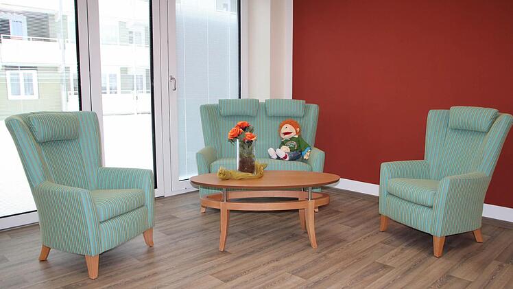 Ein Blick in einen der Aufenthaltsräume Foto: Ulrike Müller