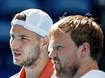 Jan-Lennard Struff (li.) und Kevin Krawietz